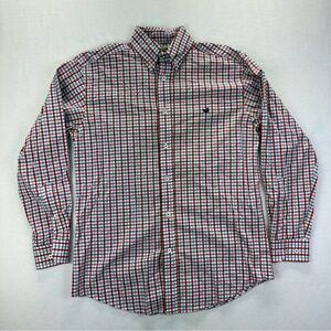 Southern Marsh Red and Blue Plaid Button Down Shirt